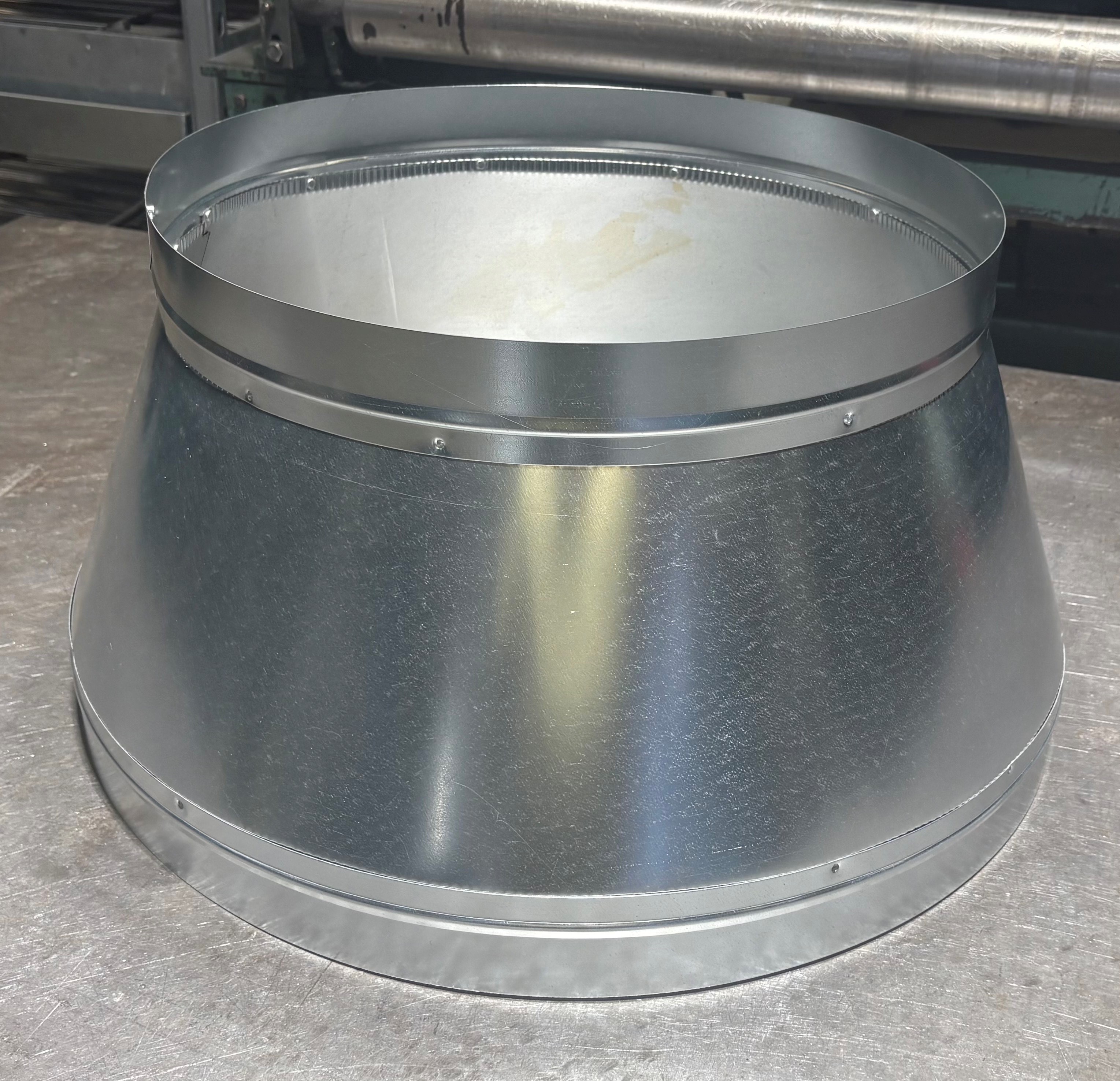 Round transition cone